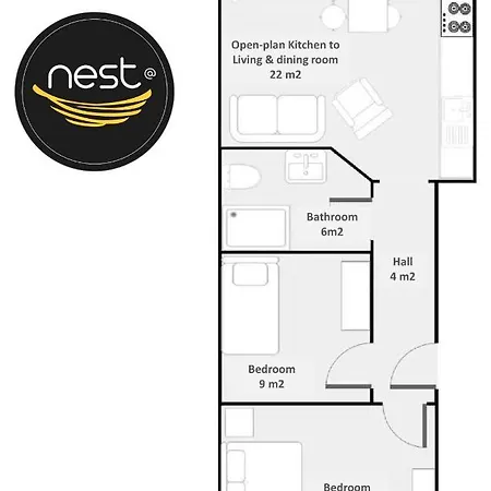 公寓 Feel In Stunning Renovated Nest In Graca